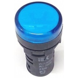 Светосигнальный индикатор синий AD-22DS матрица d22 мм 24 В AC/DC ИЭК